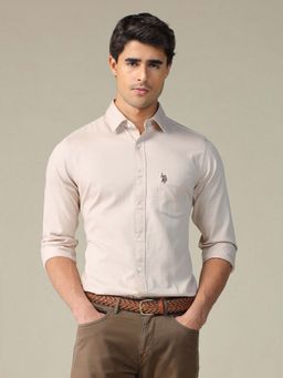 U.S. POLO ASSN. - Men's Pure Cotton Regular Fit Shirt