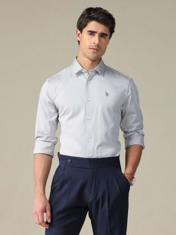 U.S. POLO ASSN. - Men's Pure Cotton Satin Shirt