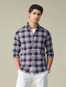 U.S. POLO ASSN. - Men's Pure Cotton Plaid Checked Shirt