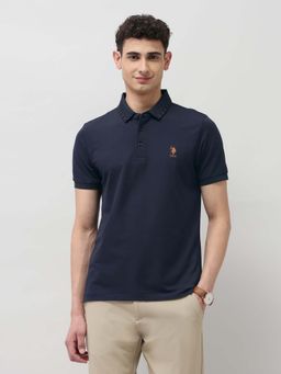U.S. POLO ASSN. - Men's Solid Regular Fit Polo T-Shirt