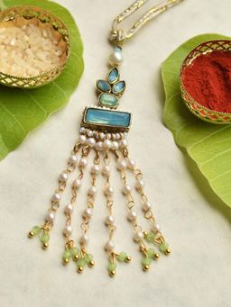 BeAbhika - Aqua Blossom Lumba with Roli Chawal Capsules