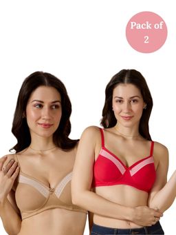 bodyline - Valentine Cotton Bra for Women (Pack of 2)