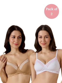 bodyline - Valentine Cotton Bra for Women (Pack of 2)
