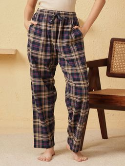 Clovia - Cotton-Wool Printed Lounge Pyjama with Pocket