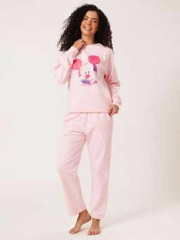 Clovia - Cotton Terry Sweatshirt and Pyjama
