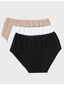 Marks & Spencer - Multi-Color Cotton Rich Midi Knickers (Pack of 3)
