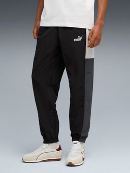 Puma - Black Essentials Block Men Embroidered Woven Joggers