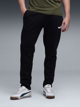 Puma - Black Essentials No.1 Logo Men Zippered Track Pant