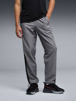Puma - Grey Essential Elevated Men Woven Track Pant