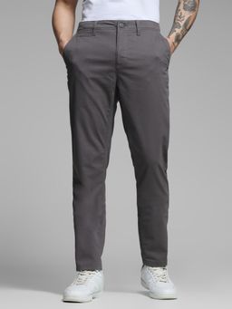 Jack & Jones - Grey Regular Fit Trouser