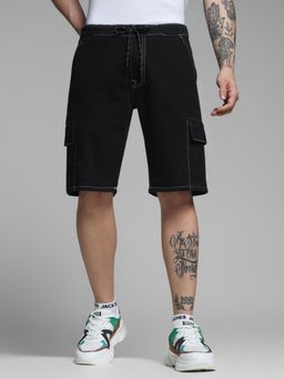 Jack & Jones - Black Regular Fit Shorts