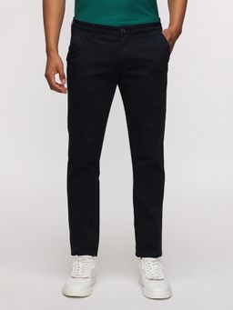 Crocodile - Slim Fit Navy Blue Trouser