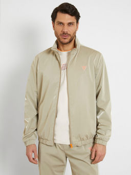 Guess - Green Solid Regular Fit Jacket