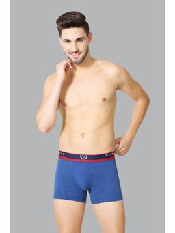 Van Heusen Innerwear - Men Jaspe Textured & Double Layer Gusset Trunks - Navy