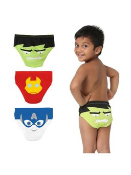 Plan B - Multi-Color Marvel-ous Men Boy Underwear (Pack of 3)