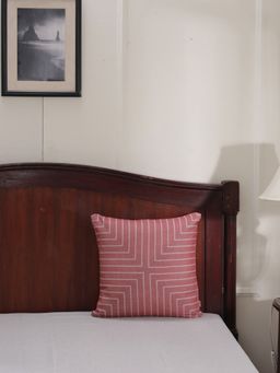 Maspar - Cotsmere Adore 110 GSM Cotton Red Engineered Medium Cushion Cover