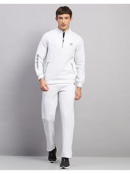 Monte Carlo - Mens Off White Regular Fit Hooded Neck Winter Tracksuit