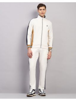 Monte Carlo - Mens White Regular Fit High Neck Winter Tracksuit