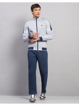 Monte Carlo - Mens Blue Regular Fit High Neck Winter Tracksuit