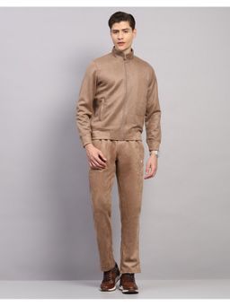 Monte Carlo - Mens Khaki High Neck Full Sleeves Winter Tracksuit