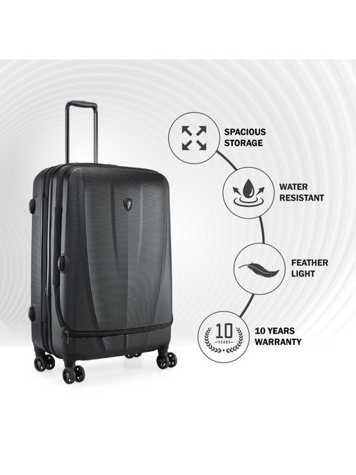 Buy HEYS Vantage Black Color Polycarbonate Material Hard 21 inches