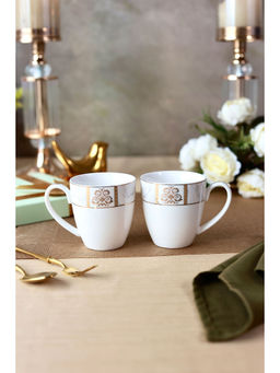 Vigneto - Regency Gold Mug Set (Capacity 170ml, Pack of 6)