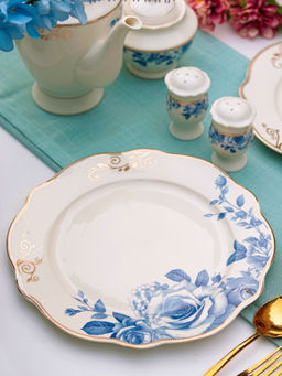 Vigneto - Azure Gold Quarter Plates (Pack of 6)