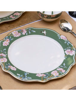 Vigneto - Victorian Green Dinner Plates (Pack of 6)