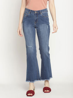 Madame - Blue Heavily Washed Jeans