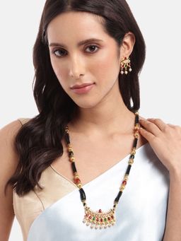 Digital Dress Room - Fancy Pendant with Pearl Mangalsutra Set