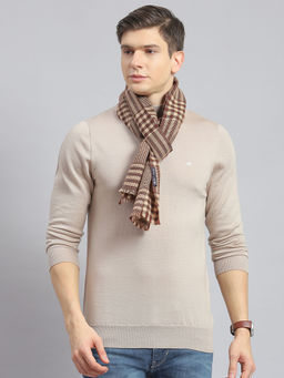 Monte Carlo - Men Brown Checks Muffler