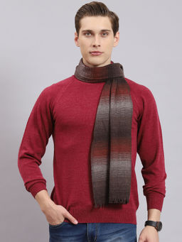 Monte Carlo - Men Multi-Color Stripes Muffler