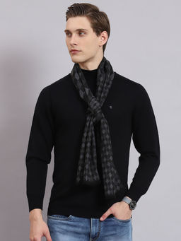 Monte Carlo - Men Grey Geometric Muffler