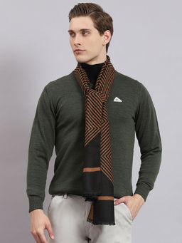 Monte Carlo - Men Brown Geometric Muffler
