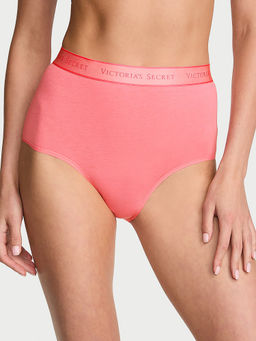 Victoria's Secret - Women Pink Cotton Modern Brief Panty
