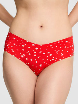 Victoria's Secret - Women Red Printed No-Show Hiphugger Brief Panty