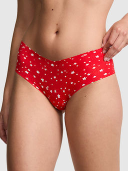 Victoria's Secret - Women Red Printed No-Show Brief Panty
