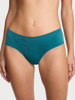 Victoria's Secret - Women Teal Seamless Shimmer Hiphugger Brief Panty
