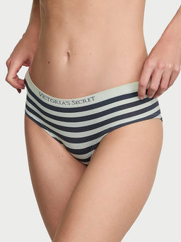 Victoria's Secret - Women Multi-Color Stripes Seamless Hiphugger Brief Panty