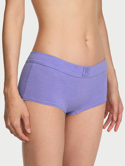 Victoria's Secret - Women Blue Solid Boyshort Panty