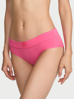 Victoria's Secret - Women Pink Cotton Hiphugger Brief Panty