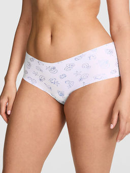Victoria's Secret - Women White Printed No-Show Hiphugger Brief Panty