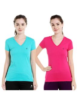 Bodycare - Bodyactive Pack Of 2 Women'S Tshirt - Multi-Color