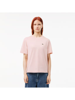Lacoste - Relaxed Fit Soft Cotton Pink T-Shirt