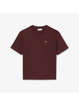 Lacoste - Relaxed Fit Soft Cotton Brown T-Shirt
