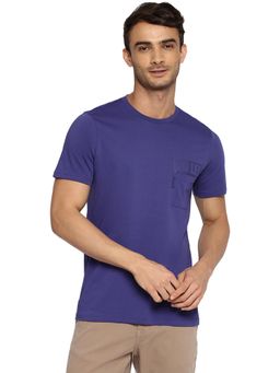 Lee - Slim Fit Blue Typography T-shirt