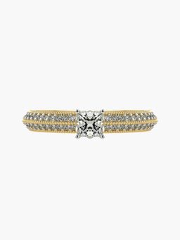 Valanova - Hallmarked 18K Gold and Certified Lab Grown Diamond Ring 0.60Cts