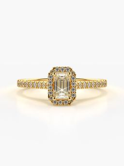 Valanova - Hallmarked 14K Gold and Certified Lab Grown Diamond Ring 0.71Cts