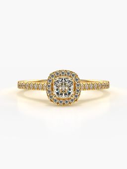 Valanova - Hallmarked 14K Gold and Certified Lab Grown Diamond Ring 0.70Cts