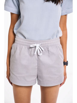 TERRA LUNA - Grey Solid Drai Shorts